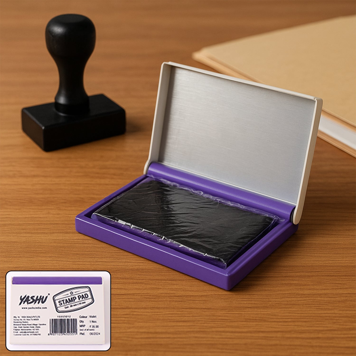 Yasu Quick Dry Violet Ink Stamp Pad Yasu Quick Dry Violet Ink Stamp Pad